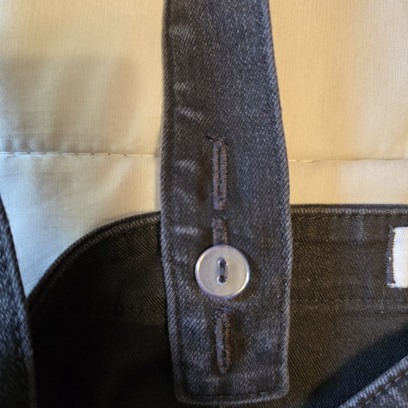 Hollister Black Denim Belted Dress - Picture 4 of 7